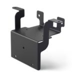 sheet metal machine part from aluminum powder coated bracket, laser cut or turret punched and bended in vietnam with press brake and turret punching or laser cutting machine