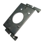 CNC laser cutted cutting sheet metal bracket hardware steel clear zinc plated with embossed thread hole, powder coating, passivation zinc plating product bracket vietnam